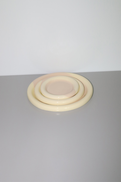 [MAEIRE] RING PLATE (YELLOW/BEIGE)