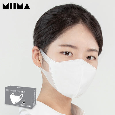 ミーママスク スリム家庭用マスク ホワイト Sサイズ 50枚セット