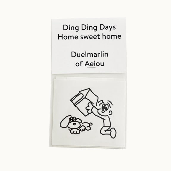 AEIOU·アエイオウ | Ding Ding Days ステッカー／Home sweet home 6枚