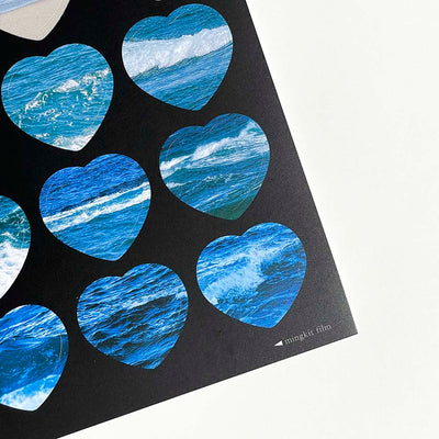 Blue heart Photo Studio Sticker