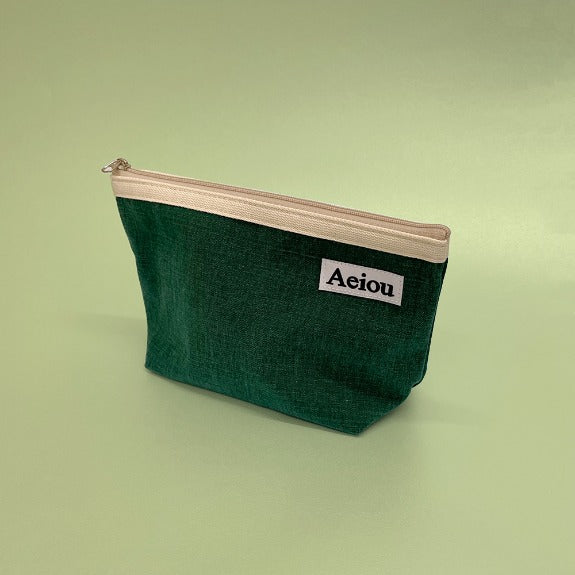 AEIOU·アエイオウ | Aeiou Basic Pouch (L Size) Rainy Forest – mmesh