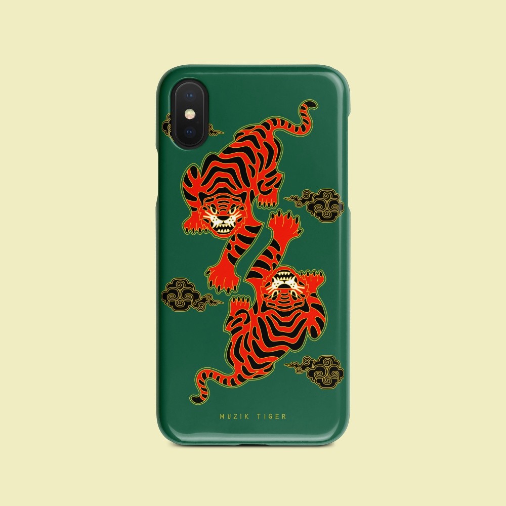 MUZIK TIGER·ムジークタイガー | Red Hunting Tiger IPhoneケース – mmesh