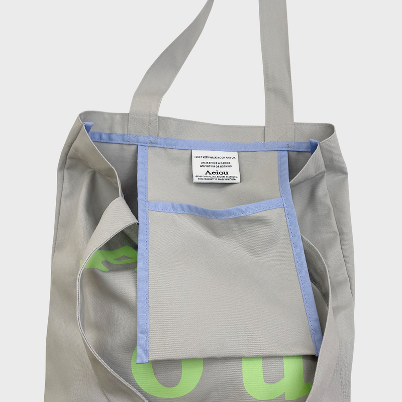Aeiou Logo Bag (Cotton100%) City Melon