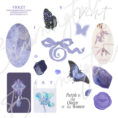 Violet ステッカー