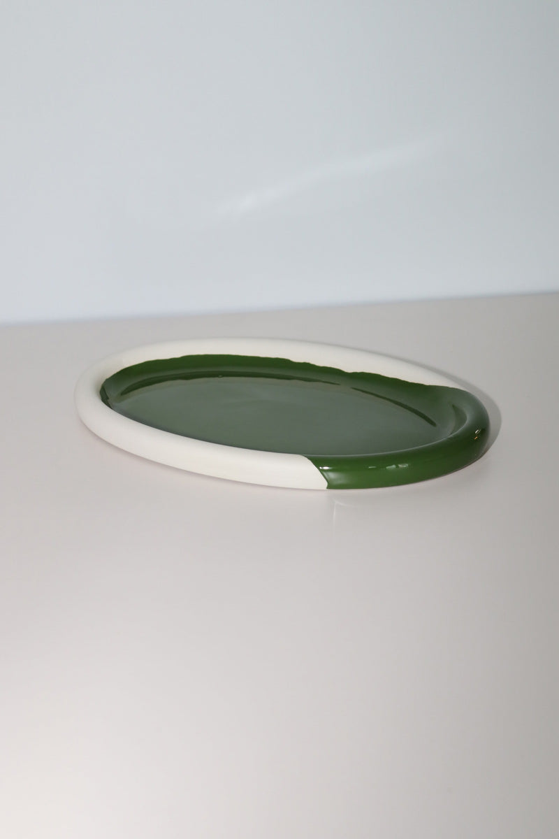 RING OVAL PLATE(GREEN)