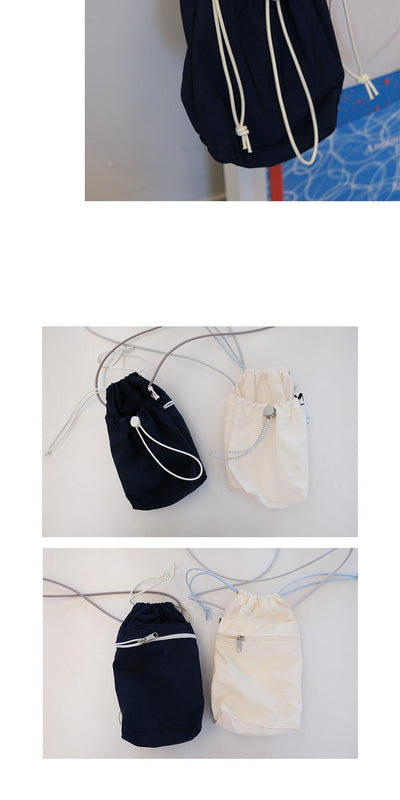 [HODU3"] 3Pockets Mini Bag - Ivory