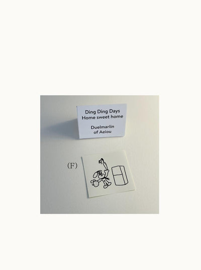 [ROOM 618] Ding Ding Days sticker / Home sweet home 6 pieces set