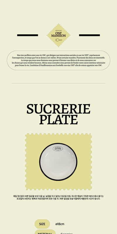[YUNS] Sucrerie Plate_Black