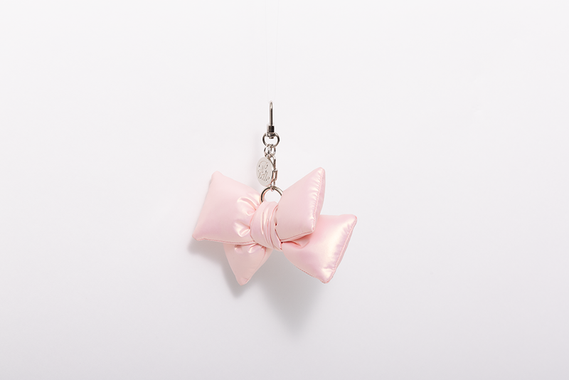 Padded Ribbon キーリング (Ballerina Pink)