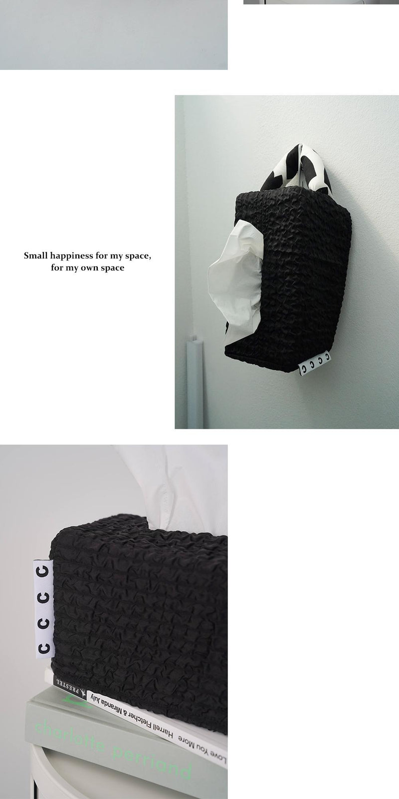 [ROOM 618] Black Muwo Tissue Case