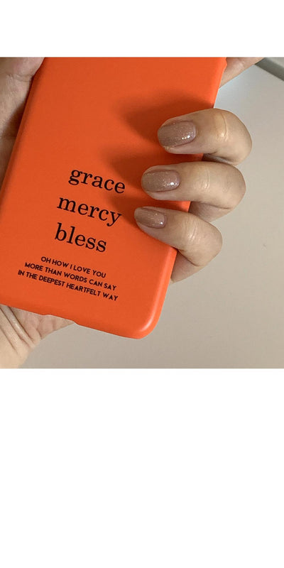 [E.PALETTE] orange grace hard case