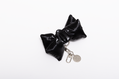 Padded Ribbon キーリング (Black)