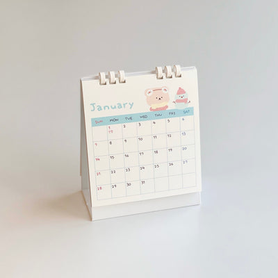 2023 Kuri Bear Desktop Calendar