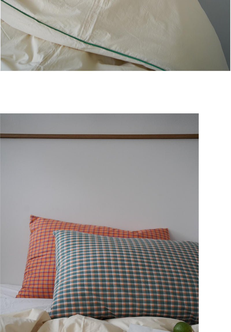 [E.PALETTE] Hopes Check Pillow Cover