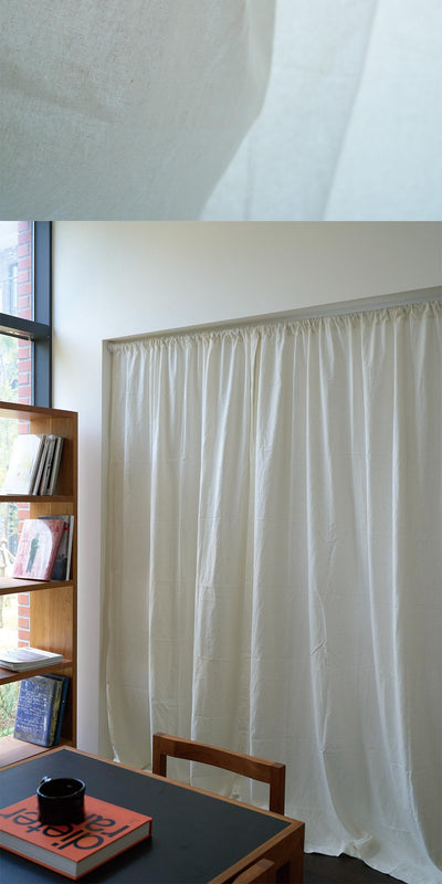 [E.PALETTE] Ivory Linen Curtain
