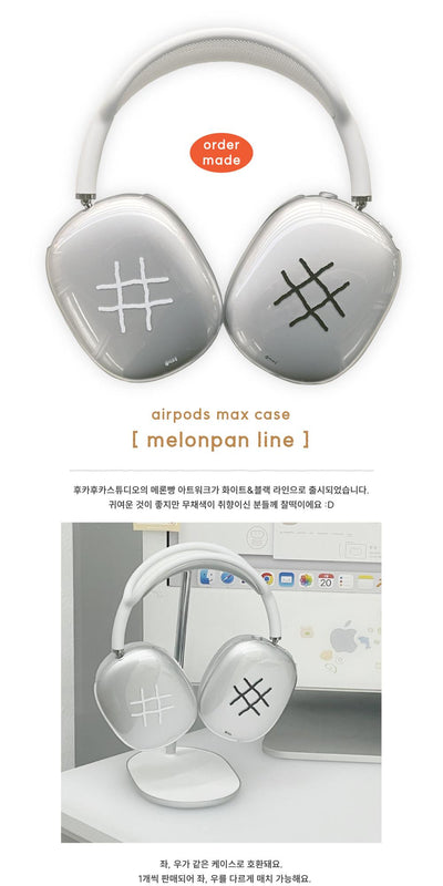 Melonpan Line AirPods Max Case