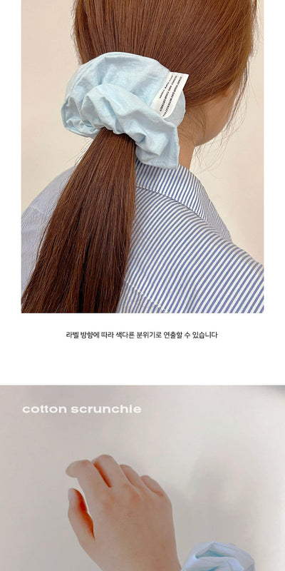 [HODU3"] Cotton Scrunchie