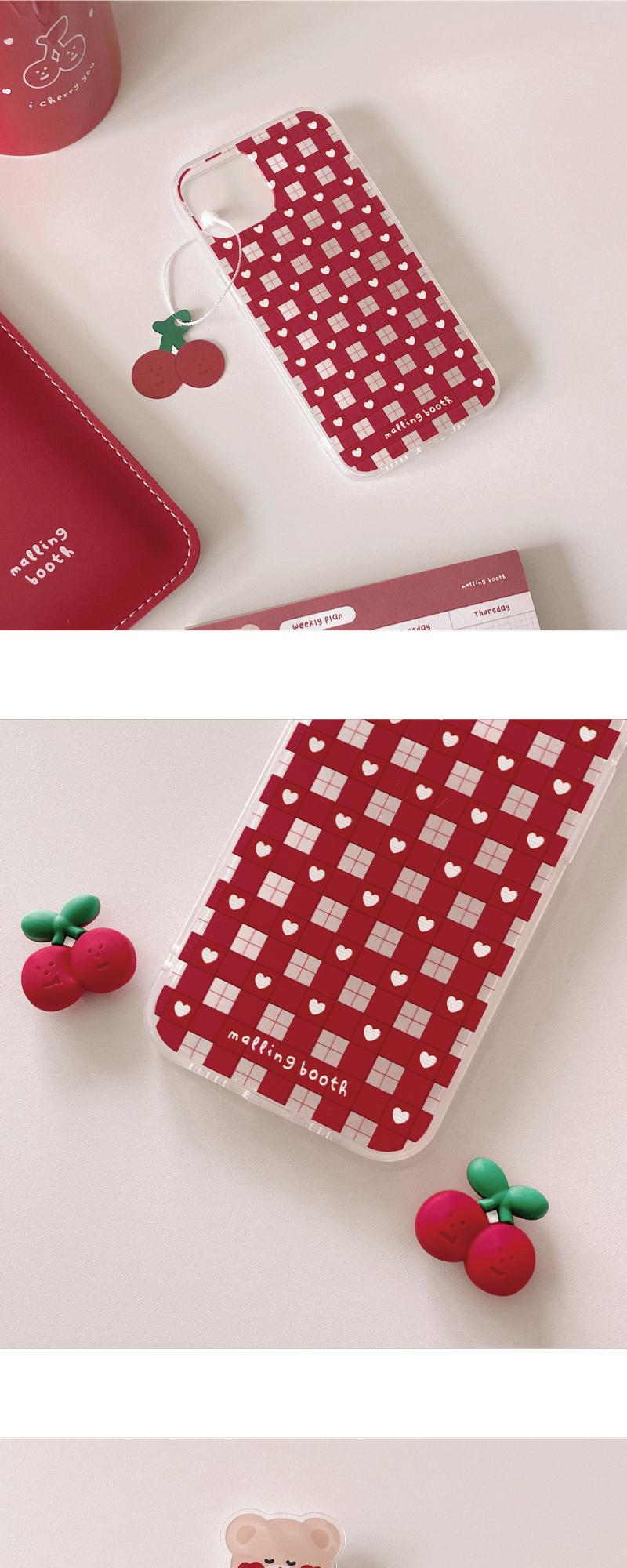 red libe smartphone case