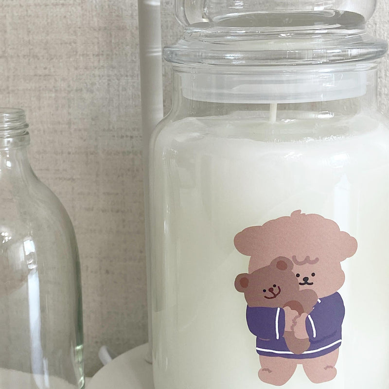 Teddy and Munten Removable Sticker