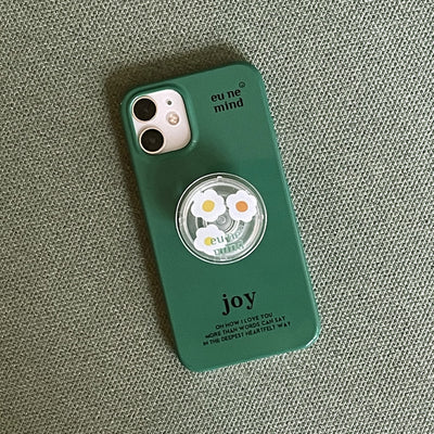 [E.PALETTE] Joy Green Glossy Hard Case