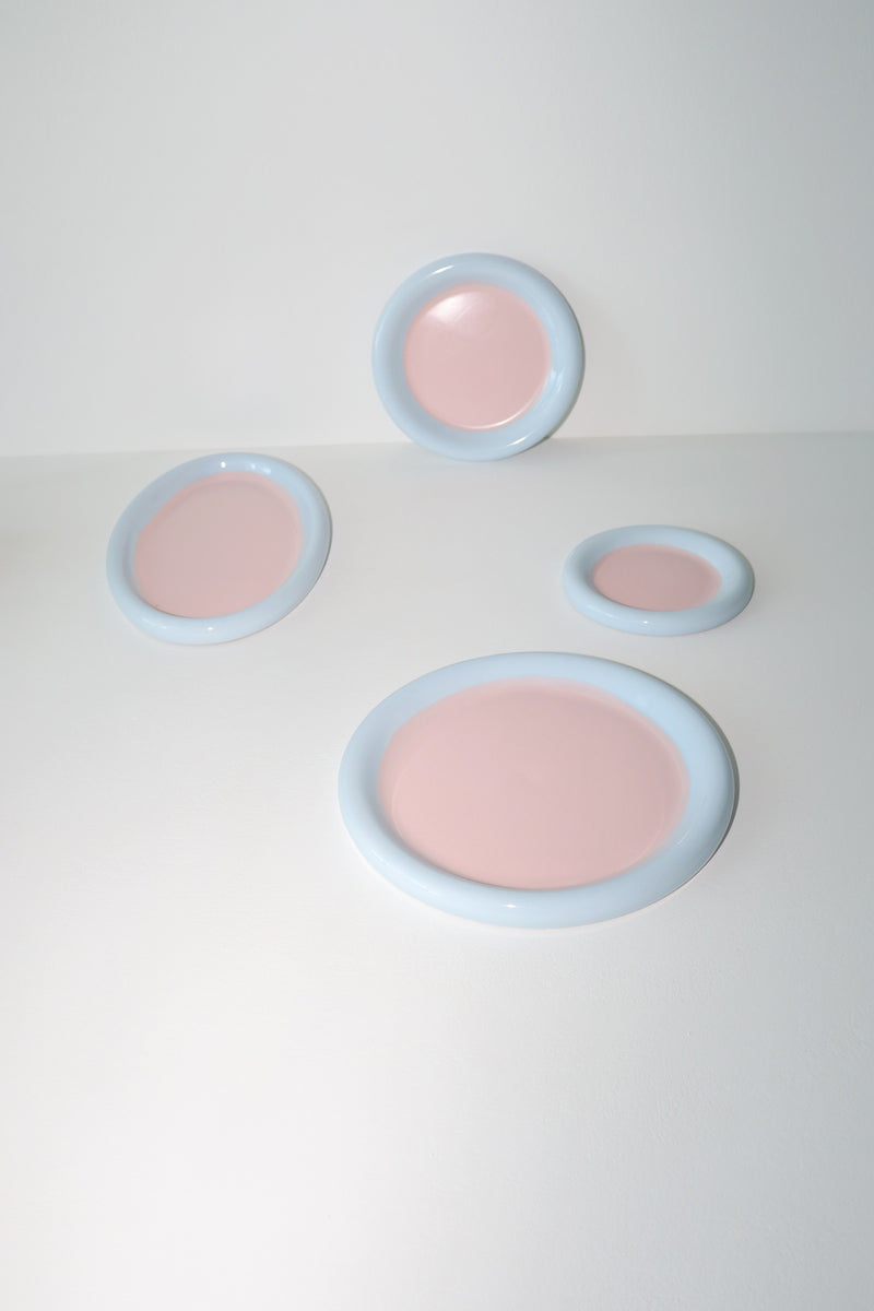 RING PLATE (SKY/PINK)