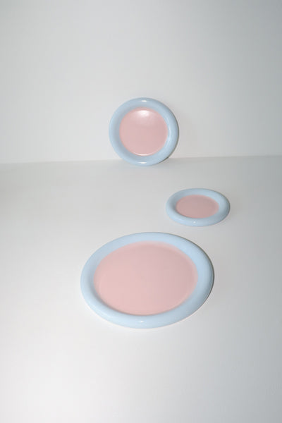 RING PLATE (SKY/PINK)