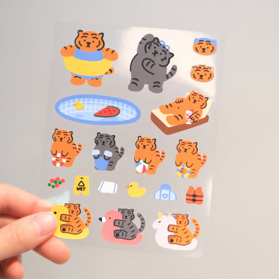 Daily Tiger Stickers 12-16