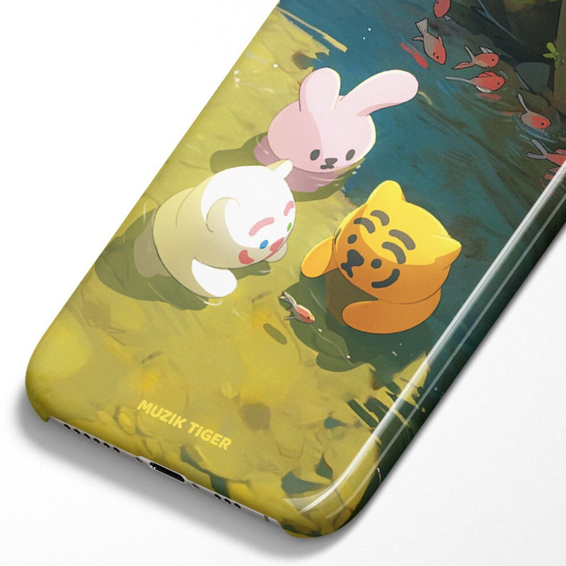Ddoongrang Forest Water Play iPhone Case