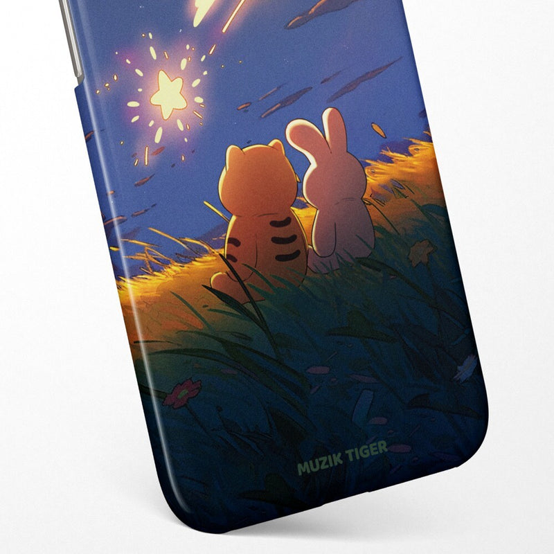 [12PM] Ddoongrang Forest Fat Tiger and Shooting Star iPhone Case