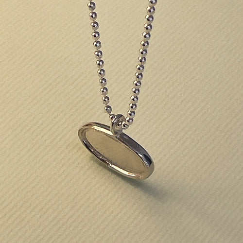 Oval (sliver necklace)