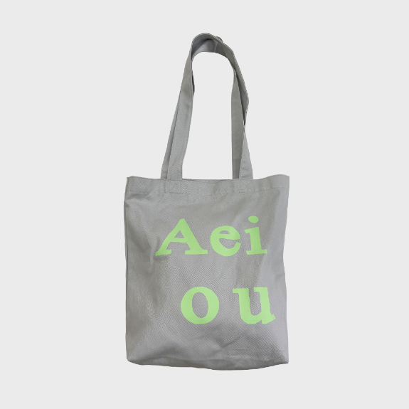 Aeiou Logo Bag (100% Cotton) City Melon