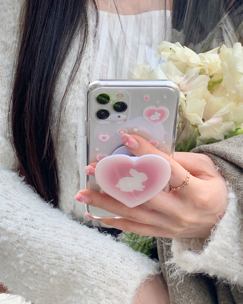 [ROOM 618] plumpily bunny glossy pink case