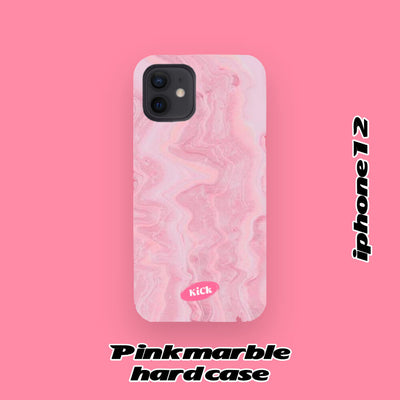 [HODU3"] Pink Marble Hard Case