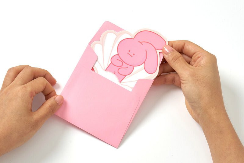 [12PM] MESSAGE CARD PINK