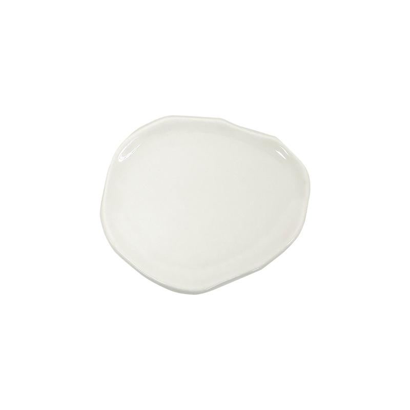 [YUNS] Pebble Plate - glossy White