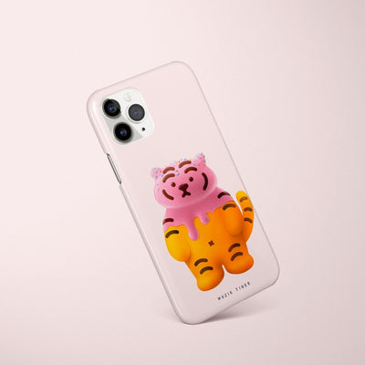 Pink Choco Tiger iPhoneケース 4種