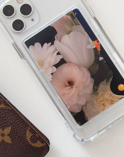 Card storage smartphone case Spring Flower B