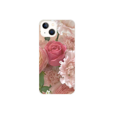 Gel Hard Case Pink Bouquet