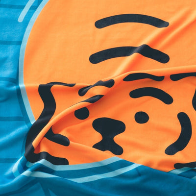 [12PM] Swimming Tiger ビーチタオル 2種