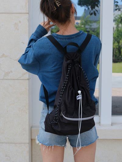 [HODU3"] 3Pockets Backpack Black