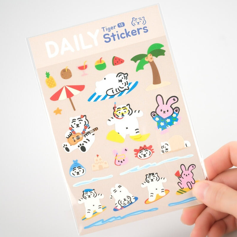 Daily Tiger Stickers 12-16