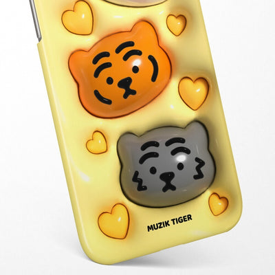 Pudding Tiger IPhoneケース 3種