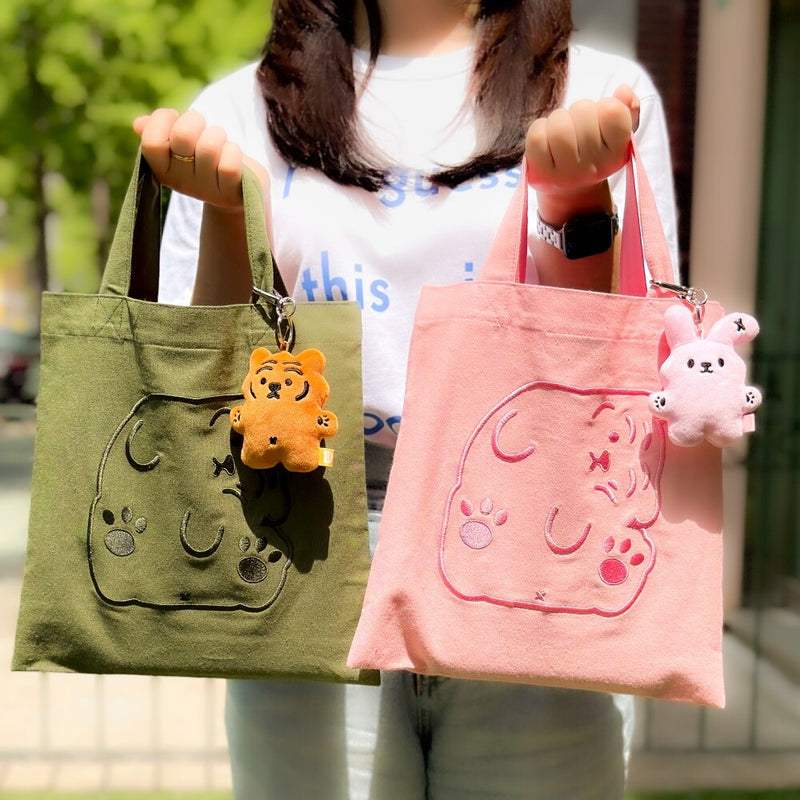 Fat tiger mini tote bag 3 types
