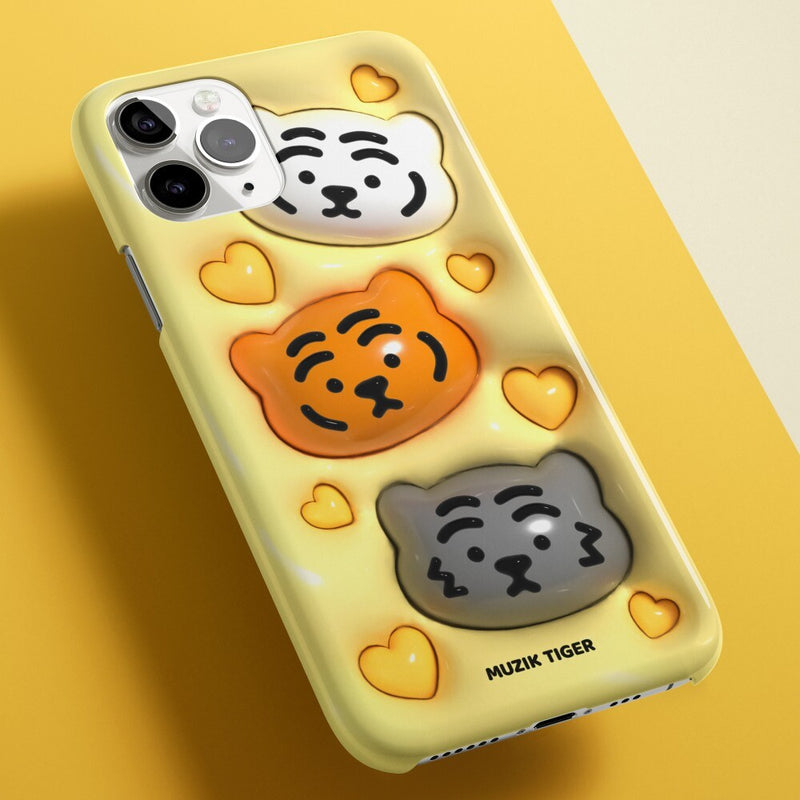 Pudding Tiger IPhoneケース 3種
