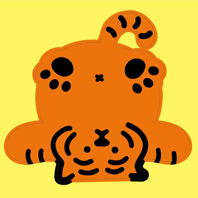 [12PM] Stay cool tiger Big Removable Sticker