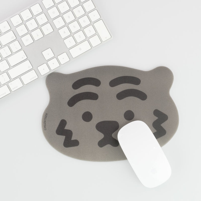 [12PM] Tiger face PVC mouse pad 2 types