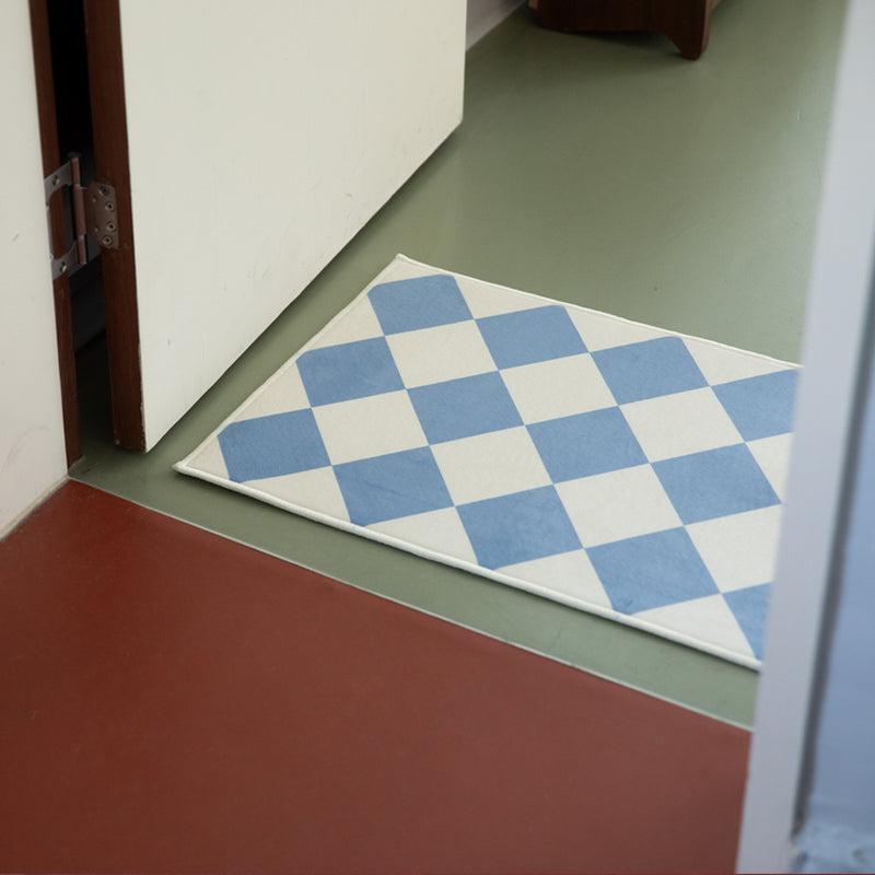 Diamond Tile Floor Mats Sky Blue 3sizes