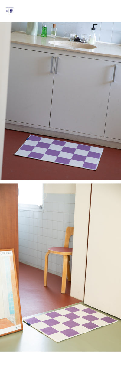 Big Checkerboard Floor Mat 3colors