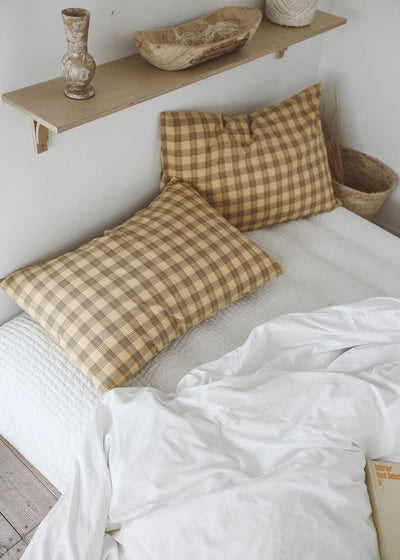 Waffle scone pillow cover