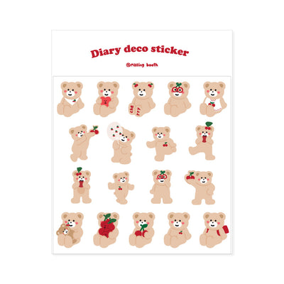 Diary Deco sticker pack bebe&amp;cherry